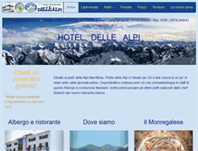 Tablet Screenshot of hoteldellealpi.eu